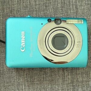 Canon PowerShot SD1200 IS Turquoise Compact Camera